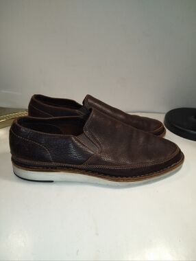 Trask Barnett Venetian Brown Loafers Shoes Men's sz 12M.